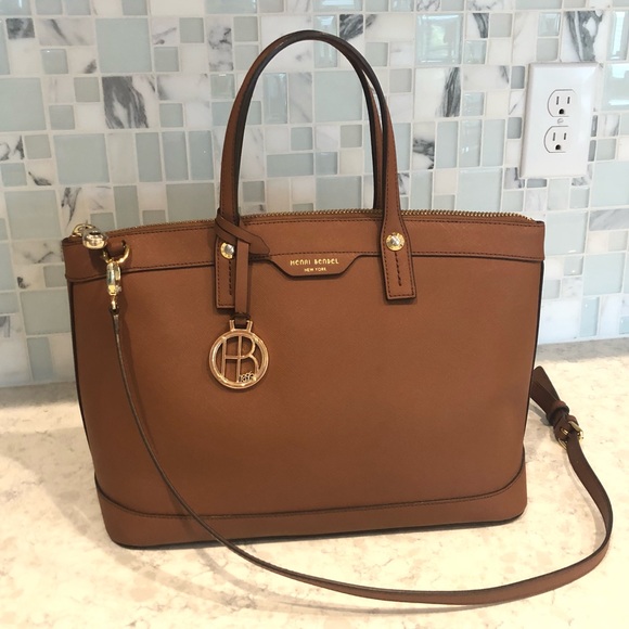 COPY - Henri Bendel West 57th Satchel in Camel Br…